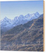 Bernina Express Train Italy Switzerland #21 Wood Print