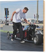 Junior Drag Racing March 2017 #26 Wood Print