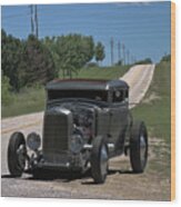 1931 Ford Coupe Hot Rod Wood Print