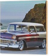 1956 Chevrolet Nomad Wagon Wood Print