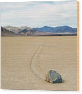Death Valley Racetrack #3 Wood Print