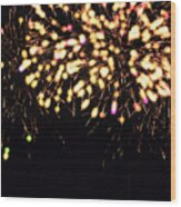 Fireworks Over Puget Sound #2 Wood Print