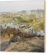 Painting Of Battle Of Borodino #3 Wood Print