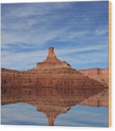 Red Rock Reflections Wood Print
