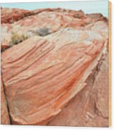 Ripples Of Color In Valley Of Fire #4 Wood Print