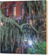 River Street In Savannah Georgia #3 Wood Print