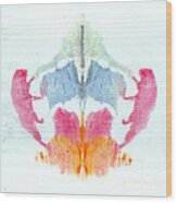 Rorschach Test Card No. 8 #3 Wood Print