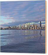Seattle Skyline Cityscape #3 Wood Print