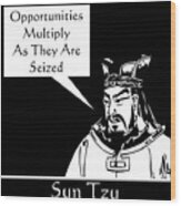 Sun Tzu #4 Wood Print