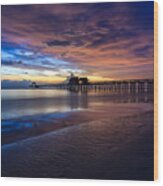 Sunset Naples Beach Florida #3 Wood Print