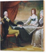 The Washington Family #3 Wood Print