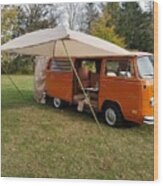 Volkswagen Bus T2 Westfalia #3 Wood Print