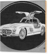 300 Sl Gullwing Wood Print