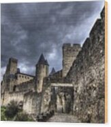 Carcassonne France #33 Wood Print