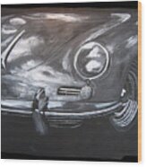 356 Porsche Front Wood Print