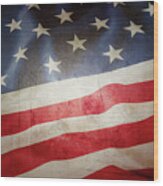 American Flag No.176 Wood Print