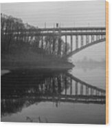 Henry Hudson Bridge #4 Wood Print