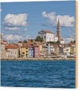 Piran #4 Wood Print