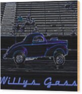 '41 Willys Gasser #41 Wood Print