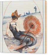 1920s France La Vie Parisienne Magazine #498 Wood Print