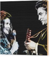 June Carter And Johnny Cash Collection #5 Wood Print