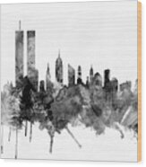 New York City Skyline #5 Wood Print