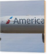 American Airlines Boeing 777 #7 Wood Print