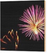 Fireworks #6 Wood Print