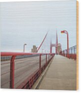 Golden Gate Bridge #6 Wood Print