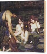 Hylas And The Nymphs #6 Wood Print