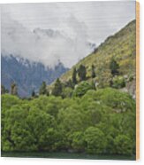 Queenstown New Zealand. Remarkable Ranges And Lake Wakatipu. #6 Wood Print