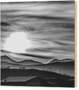 Sunrise Over Colorado Rocky Mountains #6 Wood Print