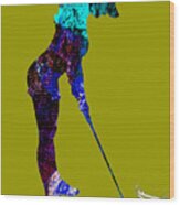 Womens Golf Collection #6 Wood Print