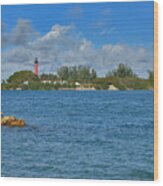 7- Jupiter Lighthouse Wood Print