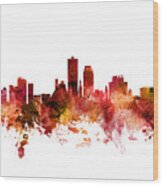 Knoxville Tennessee Skyline #7 Wood Print