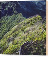 Koolau Mountains 7 Wood Print