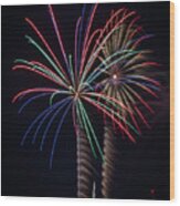 Fireworks 2015 Sarasota 28 Wood Print