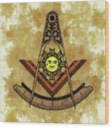 Freemason, Masonic, Symbols #9 Wood Print