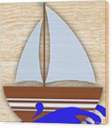 Sailing Collection #8 Wood Print
