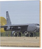 A B-52 Stratofortress Deploys Its Drag Wood Print