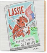 A Lassie Classic Wood Print