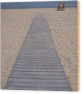 A Path To The Sea Point Pleasant Beach Nj Wood Print