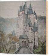 A Story At Eltz Castle Wood Print