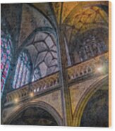 Aachen, Germany - Cathedral - Nikolaus-michaels Chapel Wood Print