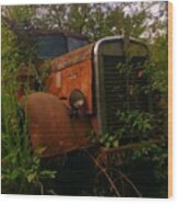 Abandoned Kenworth Truck 1 Wood Print