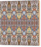 Abstract Tribal Pattern Wood Print