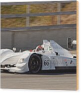 In The Lead - Acura Arx-02 Number 66 At Laguna Seca Raceway Wood Print