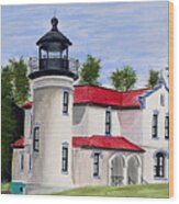 Admiralty Head Lighthouse Wood Print