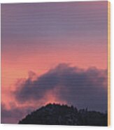 After Sunset - Panorama Wood Print