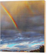 After The Storm El Valle New Mexico Wood Print